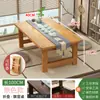 Mesa de Té Plegable Tatami Ventana de Bahía Mesa Pequeña Habitación Kang de Sala Mesa Creativa China Balcón Zen Mesa Baja Mesa de Café