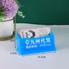 Fabricante de Cajas para Tarjetas de Presentación Publicitarias Personaliza Color-Impreso Logo, Texto, Código QR, Caja de Plástico, Portatarjetas de Presentación, Caja de Plástico para Tarjetas de Presentación