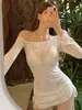 2025 Nuevo Hottie de Pura Pasión Traje de Baño Dividido de Tres Piezas para Mujer con Cordón Cubre Vientre Aspecto Adelgazante Blusa de Manga Larga de Alta Gama