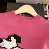 Suéter Pulóver de Cachorro Juvenil y Adorable para Mujer, Nuevo Otoño/Invierno Lindo Estilo Coreano Adelgazante Atmósfera Top