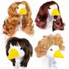Nuevas pelucas divertidas para mascotas transfronterizas, adecuadas para gatos y perros, sombreros de cosplay, decoraciones de broma para fiestas y festividades