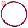 Pulseira de prata esterlina 999, casal de prata quebrada, pulseira de corda vermelha, contas da sorte, presente direto da fábrica