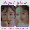 Cubierta de Delfín Luminoso de Nicho Cicatriz Tatuajes de Colores para Mujeres Tatuajes de Delfín de Alta Gama Duraderos Impermeables de Colores