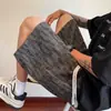 Shorts de Cuadros Tie-Dye para Hombre Verano Delgados 2026 Nueva Marca Trendy Retro Americano Sueltos Deportivos Casuales
