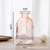 Frasco de Aromaterapia de 150ml Frasco Vacío Frasco de Vidrio Transparente Engrosado Nuevo Adornos de Florero Botella de Boca Pequeña Cara Cortada