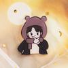 Insignia Dulce de Dibujos Animados Japonesa y Coreana Broche Colgante de Bolsa Lindo para Niños Pin de Pareja Acrílico Creativo Joyería para Mujeres