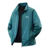 2025 Nueva Moda Casual de Primavera y Otoño Versátil Transpirable para Exterior Chaqueta Holgada con Cuello para Hombre Chaqueta para Hombre