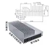 Disipador de Calor de Perfil de Aluminio Tipo L Tipo F Disipador de Calor Amplificador de Potencia Conducción de Calor Bloque de Aluminio Disipador de Calor Personalizado.