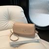Bolsa de Axila Simples Nova 2025 para Mulheres, Bolsa de Ombro da Moda Estilo Coreano Novo, Bolsa Quadrada Pequena Simples Elegante