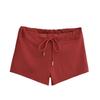 Traje de siete colores de las Spice Girls Verano 2024 Nuevo Camisola de playa sexy de doble capa Super Shorts de dos piezas Estilo americano
