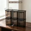 Caja Organizadora para Clasificar Tazas de Té Bnbs Caja para Comida para Llevar Caja Larga Transparente para Guardar Cuentas