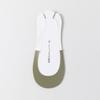 Calcetines invisibles de verano para mujer, de boca muy baja, de algodón de seda de hielo, con media parte inferior, absorbentes del sudor, de color sólido simple