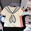 Camiseta de alta qualidade plus size de manga curta para mulheres, novo estilo verão 2026, design solto e modelador, top versátil de ombro normal