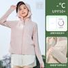 Ropa de Protección Solar de Seda de Hielo para Mujer Verano 2025 Nueva Holgada para Exteriores Anti-UV Transpirable Cubre Rostro Abrigo de Protección Solar de una Pieza