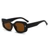 Otoño 2024 Nuevas gafas de sol de nicho elegantes con uñas de arroz con polígonos cuadrados retro europeos y americanos