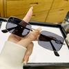 Nuevas gafas de sol cuadradas de metal retro Mui Home, gafas de sol para fotografía callejera populares en Internet, europeas y americanas, gafas de protección solar