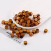 Retro Nuevo Chinoiserie Cuadrado Redondeado Madera Cuentas Sueltas DIY Hecho a Mano Cadena para Teléfono Móvil Joyería con Cuentas Material Accesorios