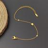 Novo amor pulseira de amor joias de titânio atacado aço banhado a ouro moda temperamento para enviar namorada namoradas joias atacado