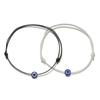 Pulseira Olho de Diabo Colorida Retro Transfronteiriça Europeia e Americana Conjunto de 2 Pulseiras Tecidas à Mão para Casais e Amigos