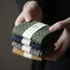 Moji toalla de té de algodón y lino engrosado paño de té paño absorbente mantel toalla para olla tapete para mesa de té accesorios para juego de té kung fu