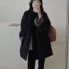 Chaqueta de Algodón Estilo Coreano con Cuello Alto para Mujer en Invierno Nuevo Estilo Holgada Casual Versátil Adelgazante Cálida de Longitud Media