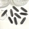 8X31mm Atacado de Fabricante Pedra Ágata Ametista Olho de Tigre Coluna Hexagonal Duplo-Apontada Pedra Solta Acessórios para Colar DIY