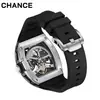 Reloj Mecánico para Hombre Charles CHANCE Reloj de Acero Esqueleto de la Tierra Transfronterizo Richard Modelo Caliente Venta al por Mayor Dropshipping