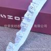 1,7cm elástico colorido flor de cogumelo elástico cinto bola de banho renda elástica roupa roupa botão oco com acessórios