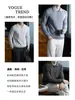 Suéter de Lana Modal de Lujo Old Money con Media Cremallera para Hombre, Otoño e Invierno, Gama Alta, Grueso, Cálido, Tejido Elástico