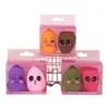Huevo de Maquillaje Suave Elástico Caja de Doble Uso Seco y Húmedo Esponja de Cojín de Aire Maquillaje Tocador Huevo de Maquillaje Algodón de Maquillaje Herramienta de Maquillaje