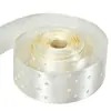 Rollo Pequeño de Cinta de Poliéster de Puntos de 2.5cm, Accesorios de Ropa Transfronterizos, Accesorio para el Cabello de un Solo Lado, Moño con Puntos, Caja de Regalo Hecha a Mano para Bricolaje