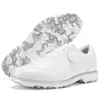 Mog Novos Sapatos de Golfe Masculinos Impermeáveis Sapatos Brogue Masculinos Sapatos Esportivos Cadarços de Botão