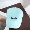 Gorra de Béisbol con Bordado de Letra Cmin para Primavera y Otoño, Protección Solar, Versátil y Adelgazante para Niños y Niñas