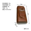 Envío Gratis Dongguan Juego de Hardware de Dos Extremos para Cigarros Tijeras para Cigarros Caja Humectante para Cigarros Caja de Almacenamiento de Madera de Cedro Goya