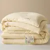 Colcha de fibra de soja, colcha de algodón, colcha de primavera y otoño, colcha de invierno, colcha de aire acondicionado, ropa de cama para estudiante de dormitorio individual, adecuada para todas las estaciones