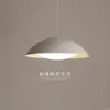 Estilo Minimalista Nórdico Restaurante Bar Lámpara Colgante Simple de una Cabeza Estilo Ins Color Sólido Cafetería Tienda de Té con Leche Cocina Lámpara Colgante
