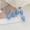 Tarjeta 30 Acrílico Dibujos Animados Agujero Recto Árbol de Navidad Cuentas DIY Pulsera Cadena para Teléfono Llavero Accesorios Material