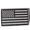 Fabricantes en stock gota PVC caucho blando bandera nacional costura Velcro bandera nacional americana sello de goma