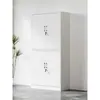 Gabinete de Arquivo de Metal com Dupla Porta Festival Arquivo de Documentos de Escritório Armário de Certificados com Fechadura Armário de Armazenamento Estante de Aço Armário de Armazenamento