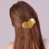 Pasador de Metal Transfronterizo con Lazo Sencillo para el Cabello, Accesorio para la Parte Trasera de la Cabeza, Aspecto de Alta Gama, Adorno de Resorte Recto para el Cabello