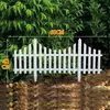 Cerca de PVC espessada estilo europeu pequena cerca cerca externa campus villa pátio jardim cerca horta pequena cerca