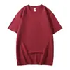 Camiseta de algodón de 210g haciendo camiseta publicitaria ropa de trabajo camiseta de manga corta camiseta cultural logo impreso ropa de grupo bordado