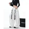 Pantalones Casuales Versátiles Artísticos Nuevos Estilo Japonés Harajuku Modernos y Casuales Simples Ins