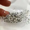 Rhinestones de Cristal en Forma de T con Base Rectangular Puntiaguda [1440 Piezas por Paquete] Accesorios para Ropa, Bolsas y Joyería