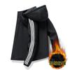 Estilo Coreano Trendy Otoño e Invierno Nuevo Chaqueta de Terciopelo para Hombre Cortavientos Deportivo con Capucha Top de Terciopelo de Tres Rayas