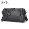 Bolso de hombro personalizado Jiameida, bolso cilíndrico vintage de gran capacidad y moda para hombre, bolso bandolera de cuero genuino para hombre.