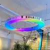 Recepción Personalizada de Sala de Billar, Hall con Recorte Circular, Lámpara Creativa para Centro Comercial, Supermercado, Estudio de Baile, Cafetería Internet, Vestíbulo de Hotel