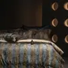 Juego de Ropa de Cama Atmosférico Xinghe, Juego de Cuatro Piezas 100% Algodón de Fibra Larga, Funda Nórdica de Jacquard de Algodón Puro de Alta Gama, Sábana Plana, Sábana Bajera de Lujo Ligero