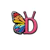 Accesorios para Zapatos Rosas con Letras y Números de Venta Caliente Transfronterizos, Bolsos Bogg, Hebillas Decorativas Desmontables para Zapatos DIY