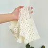 7250 Renda Flor de Coral Fresca Tesouro Jacquard Classe A Algodão Roupa Íntima Feminina Algodão Respirável Gancho Estendido Probióticos 10A